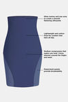 Zivame All Day Short Length Shaping Skirt - Sky Captain — thumbnail 11